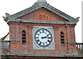 J0826 : Town Hall clock and datestone, Newry by Albert Bridge