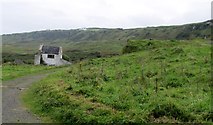 D0143 : Slumped cliffs behind the former White Park Bay Youth Hostel by Eric Jones