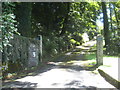 Entrance drive to Fellover