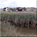 Derelict industrial buildings in Crindau, Newport