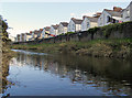 Lansdown Terrace, St. Georges Road as seen from the river Yeo