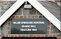 J0748 : The Major Uprichard Memorial Hall, Tullylish (2) by Albert Bridge
