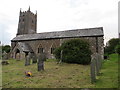 SS4309 : The church of St Michael at Shebbear by Peter Wood