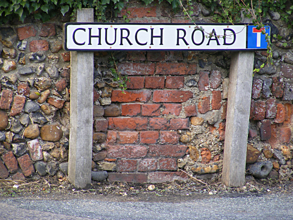 Church Road sign © Geographer :: Geograph Britain and Ireland