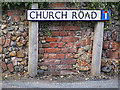 TL9140 : Church Road sign by Geographer
