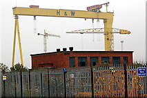 J3575 : Titanic Quarter - The 2nd Gigantic H&B Crane at North End of Work Area by Joseph Mischyshyn