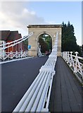 SU8586 : The Suspension Bridge, Marlow by Stefan Czapski