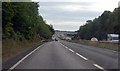 Approaching Railway bridge on A303