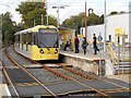 Metrolink Tram at Abraham Moss