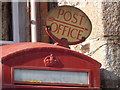 Mousehole: post office sign on phone box roof