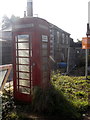 Cury: phone box at Cross Lanes