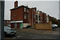 The rear of the shops on Caroline Street, Hull