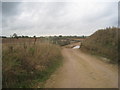 SK8866 : Entrance to sand and gravel pit off Beehive Lane by Jonathan Thacker