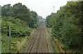 Railway line in Willenhall, Walsall