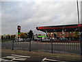 The Texaco filling station on Bath Road, Harmondsworth