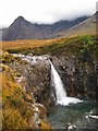NG4325 : Waterfall in Allt Coir' a' Mhadaidh by Richard Dorrell