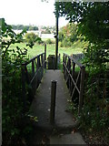 SE0820 : Footbridge over Black Brook by Humphrey Bolton