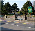 Depot Road entrance to Parc Siencyn Powell, Cwmavon