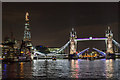TQ3380 : Tower Bridge Opening, London SE1 by Christine Matthews