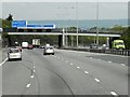 Northbound M20, Boxley Road Bridge