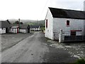 Farm buildings along Droit Road