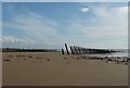 SD2062 : Walney Island Groynes (7) - Land-side view by Rob Farrow