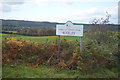 Boundary Sign on Cannock Chase