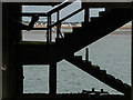 TQ8983 : Southend Pier -View through the Pier by Christine Matthews