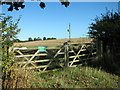 Electricity transformer in field beside Broad Lane