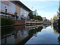 SU7173 : River Kennet in the centre of Reading by Christine Johnstone