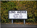 Long Avenue sign