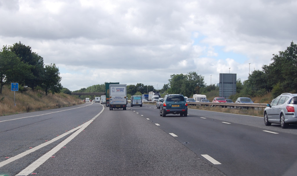 M5 south of junction 24 © Julian P Guffogg :: Geograph Britain and Ireland