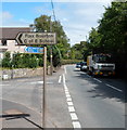 Left turn for Station Road and the C of E school, Flax Bourton