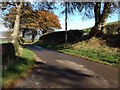 Minor road near Shieldhill