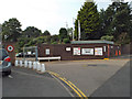 Entrance to office building car park, Coventry Road, Warwick