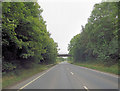 A49 crossed by Fishmore Road overbridge