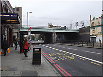 TQ3085 : Holloway Road railway bridge by Stephen Craven