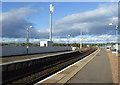 Railway heading north from Montrose Railway Station