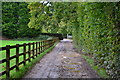 Public Footpath along drive of Campden House, Burley