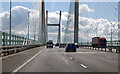 ST5186 : M4 eastbound over the Severn Bridge by Julian P Guffogg