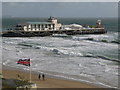 SZ0890 : Bournemouth: a seaside Union Jack by Chris Downer