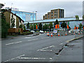 Roadworks on Corkerhill Road