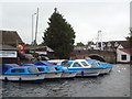 Hire boats on the River Bure