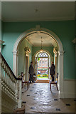 TF4509 : Hallway and Entrance, Peckover House, Wisbech, Cambridgeshire by Christine Matthews