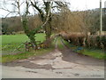 Track to Nant-y-coch, St Brides Netherwent