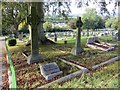 Cemetery from under the tree