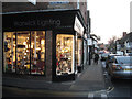 Lighting shop, corner of Cross Street and Smith Street