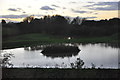 Newcastle-under-Lyme District : Grassy Field & Pond