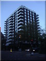 TQ2682 : Block of flats on the corner of Grove End Road and St John's Wood Road by David Howard