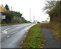 Approaching crossroads on Charfield Hill